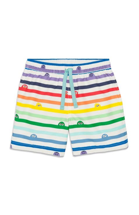 Kids Sesame Street Swim Trunk (Toddler, Little Kid, Big Kid)