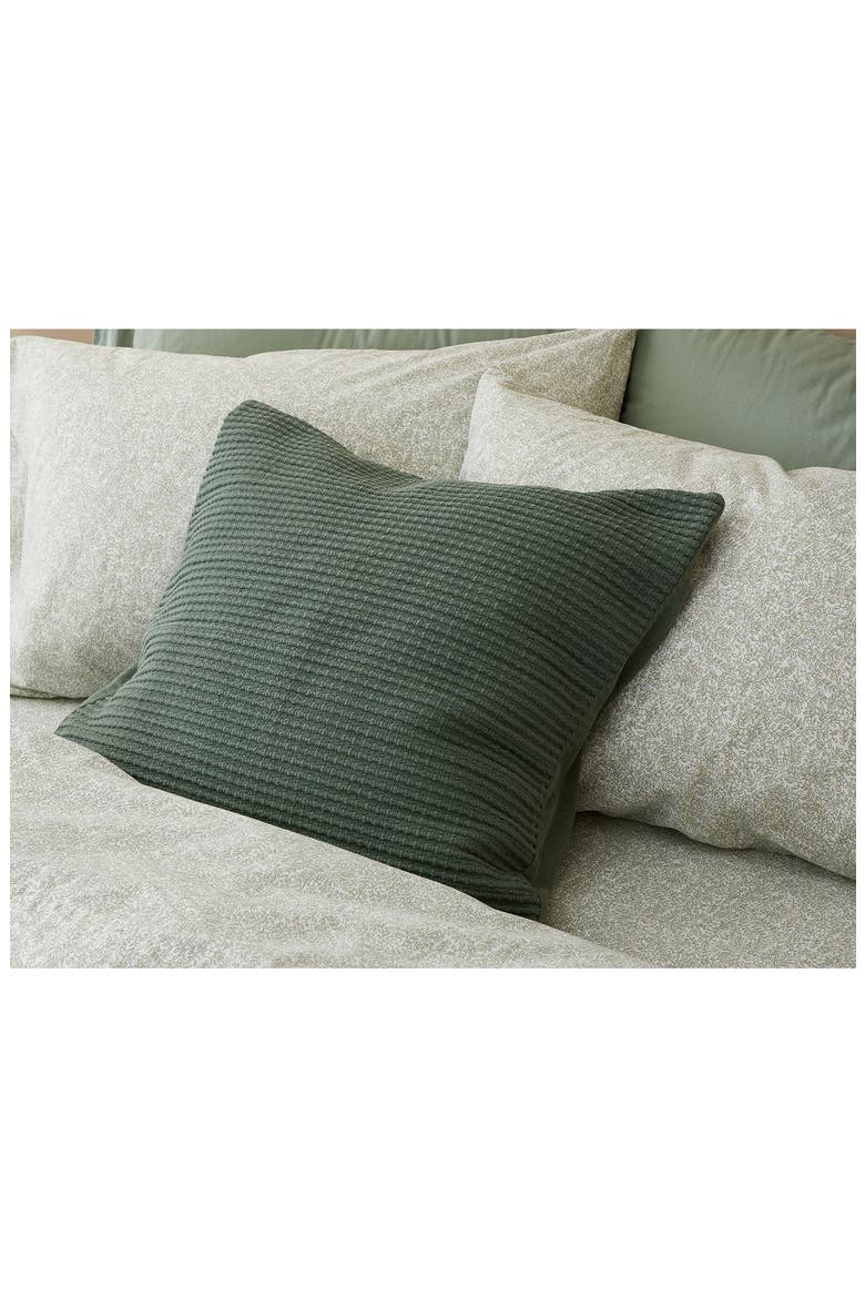 Marshall Organic Cotton Pillow Cover, Alternate, color, JUNIPER W/ FOREST