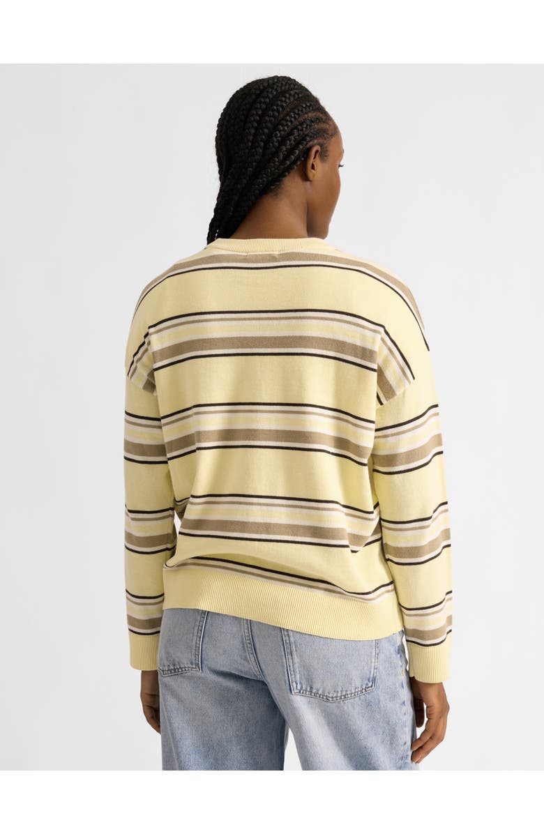 Albaray Stripe Cotton Jumper, Alternate, color, Lemon
