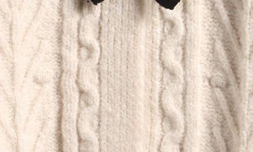 Freshman Kids' Bow Cardigan In Multi