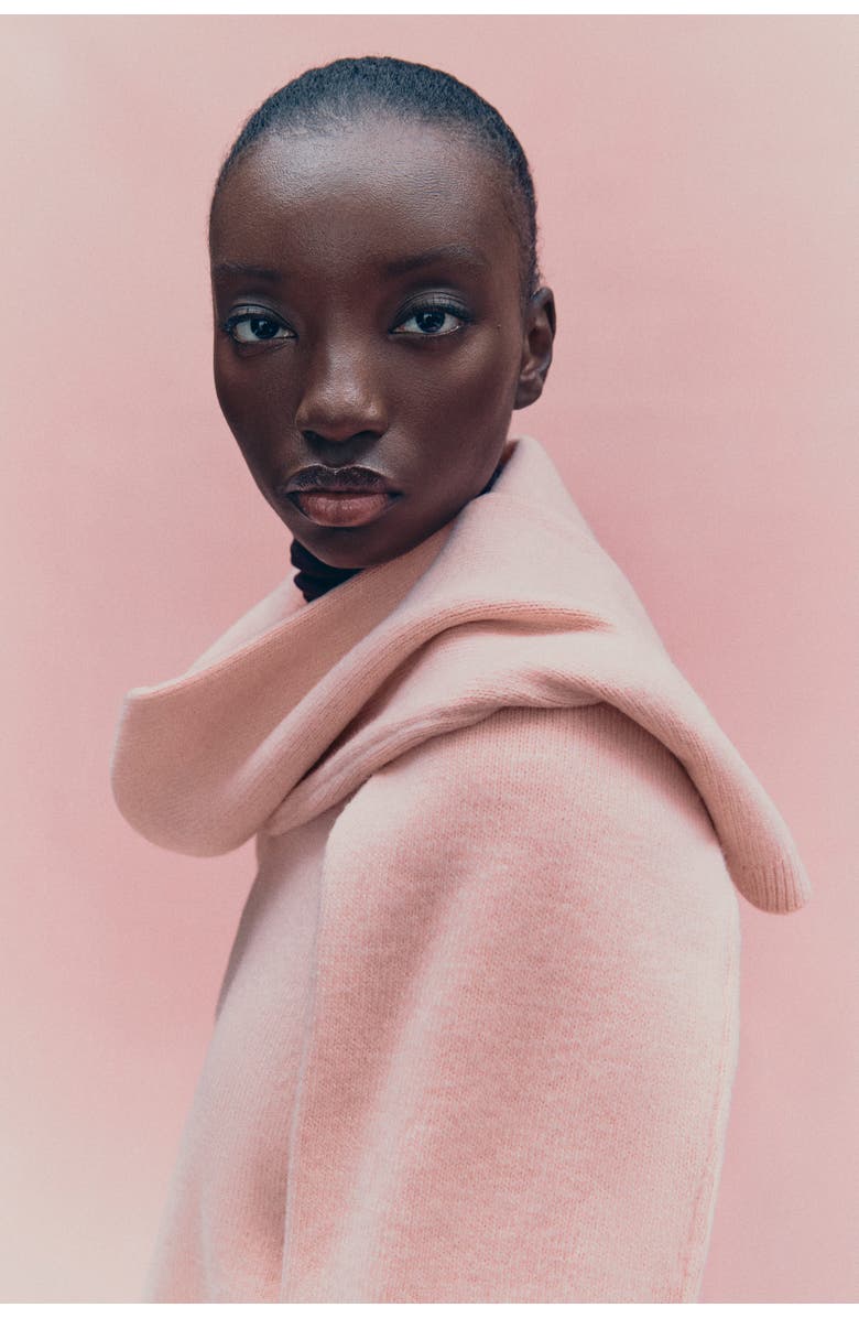 H&M Oversized Jumper, Alternate, color, Powder Pink