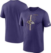 Nike Men's Nike  Purple Baltimore Ravens Legend Icon Performance T-Shirt