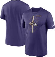 Nike Men's Nike  Purple Baltimore Ravens Legend Icon Performance T-Shirt