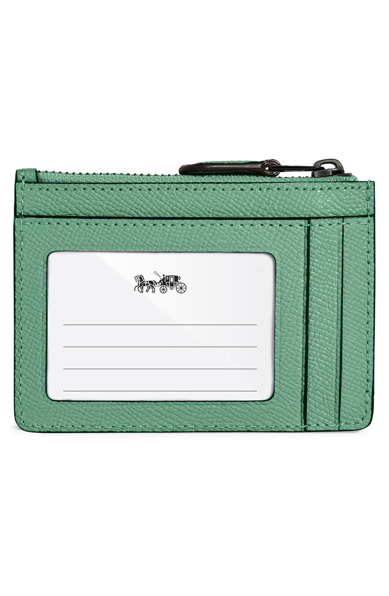 COACH Mini ID Skinny Leather Card Case, Alternate, color, 