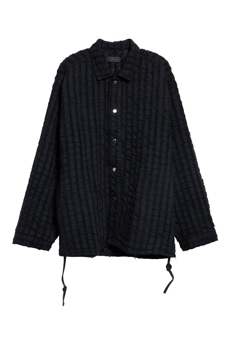 Sophie Bull Stripe Shirt, Main, color, BLACK