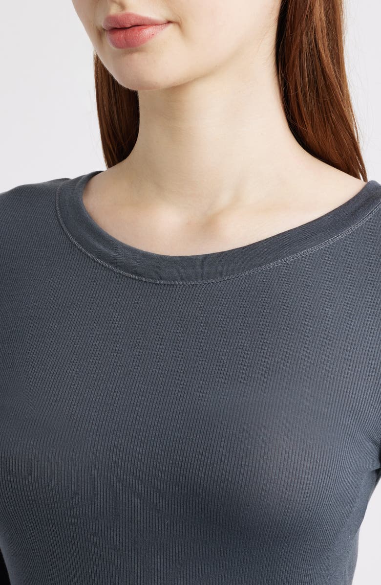 AllSaints Rina Long Sleeve T-Shirt, Alternate, color, Hazed Grey