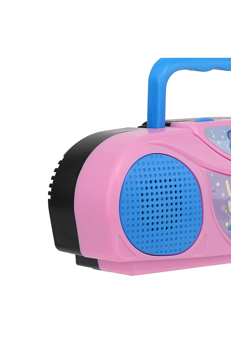 Portable Radio Karaoke with Microphone, Alternate, color, Pink
