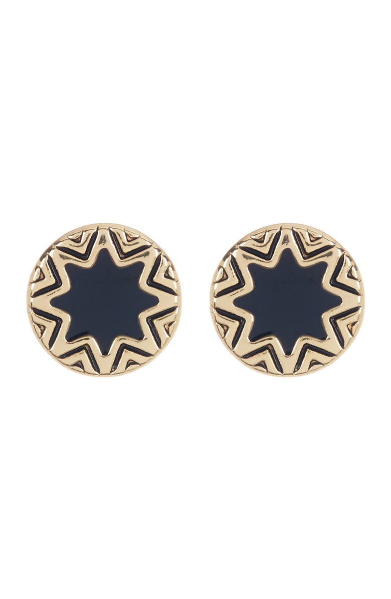 House of Harlow 1960 Sunburst Engraved Stud Earrings, Main, color,