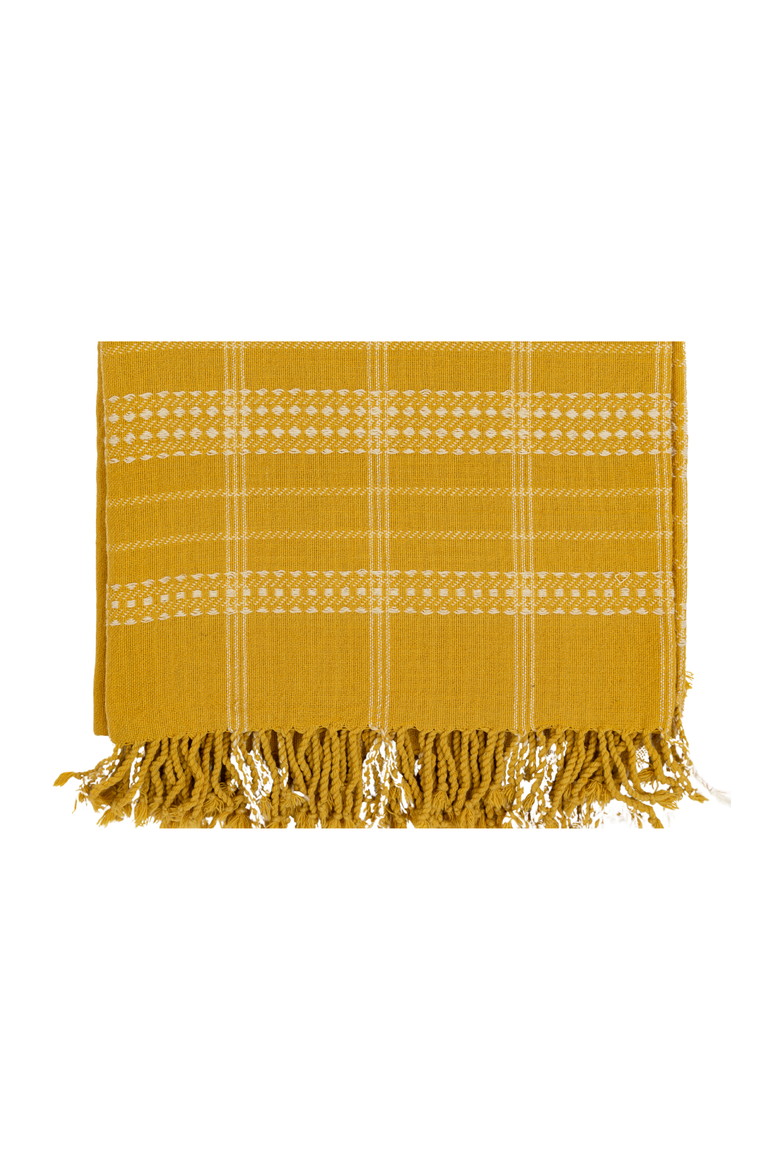 Tuscany Yellow Handwoven Bedspread, Main, color, Tuscany Yellow