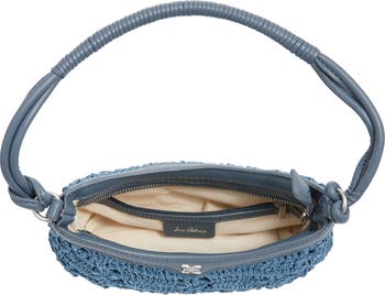 Layla Floral Raffia Shoulder Bag