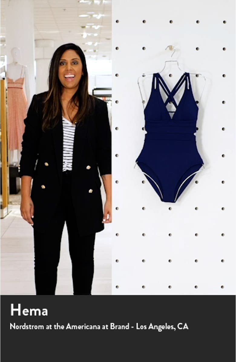 Color Code One-Piece Swimsuit, sales video thumbnail