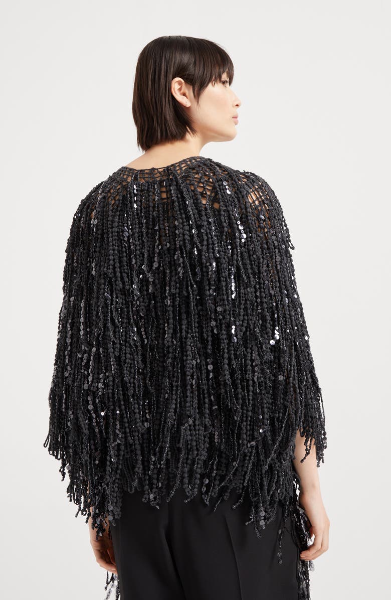 Brunello Cucinelli Dazzling Cascades cardigan, Alternate, color, 