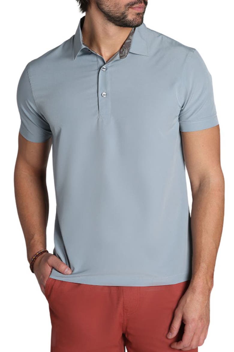 Gravityless Performance Polo, Main, color, GREY