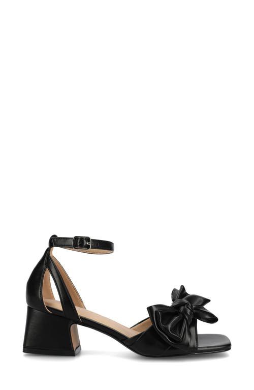 JOURNEE COLLECTION JOURNEE COLLECTION ZEVI BOW BLOCK HEEL SANDAL
