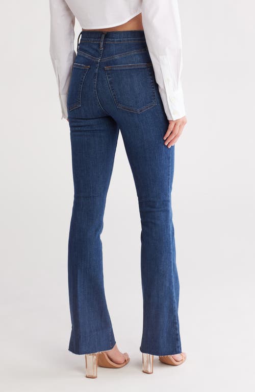 FRAME FRAME LE EASY HIGH WAIST RAW HEM FLARE JEANS