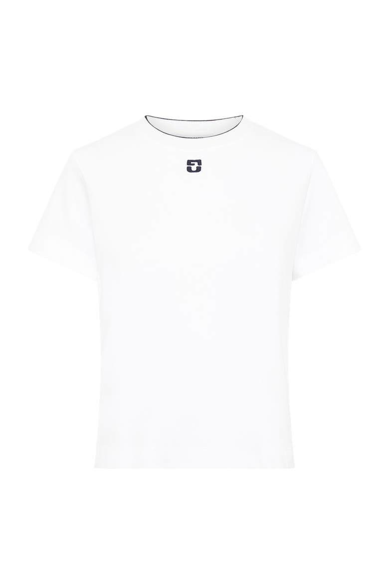 Maiane Monogram Logo T-Shirt, Alternate, color, White