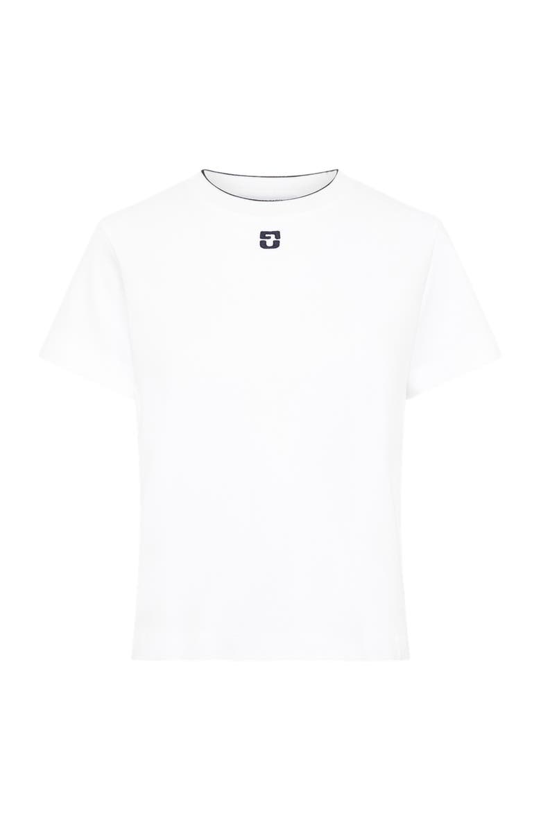 GERARD DAREL Maiane Monogram Logo T-Shirt, Alternate, color, White