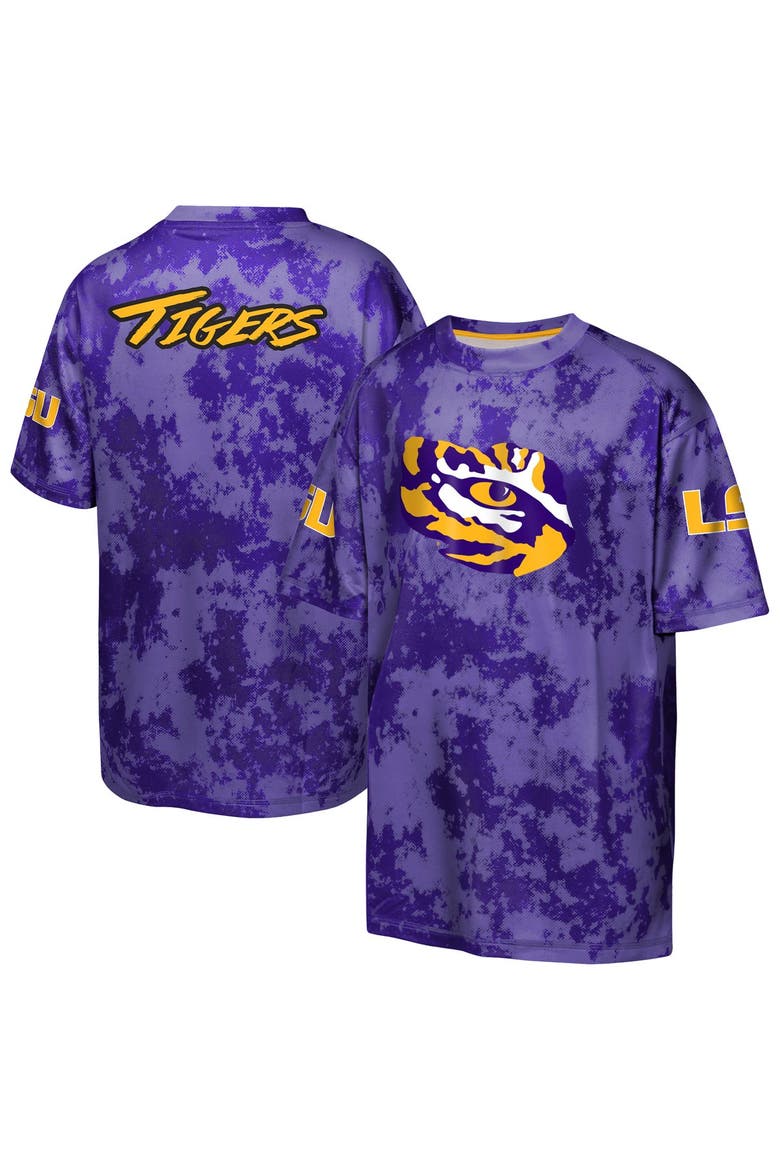 Youth Outerstuff  Purple LSU Tigers Off-Side Sublimated T-Shirt, Main, color, Purple