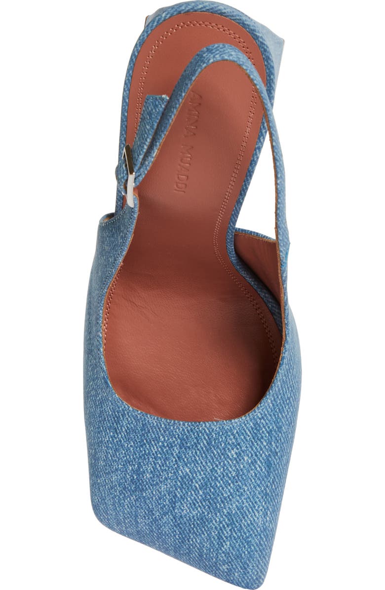 Amina Muaddi Square Toe Slingback Pump, Alternate, color,