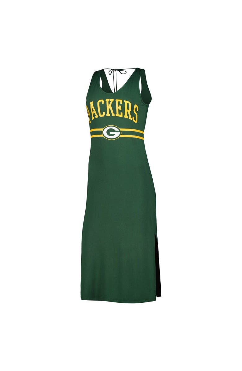 G-III 4HER BY CARL BANKS Women's G-III 4Her by Carl Banks Green Green Bay Packers Training V-Neck Maxi Dress, Alternate, color,