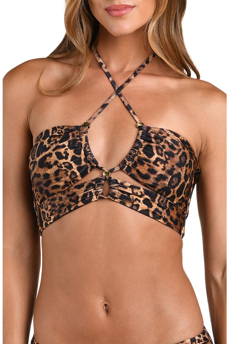 Sirena Convertible Halter Swim Top, Main, color, NATURAL