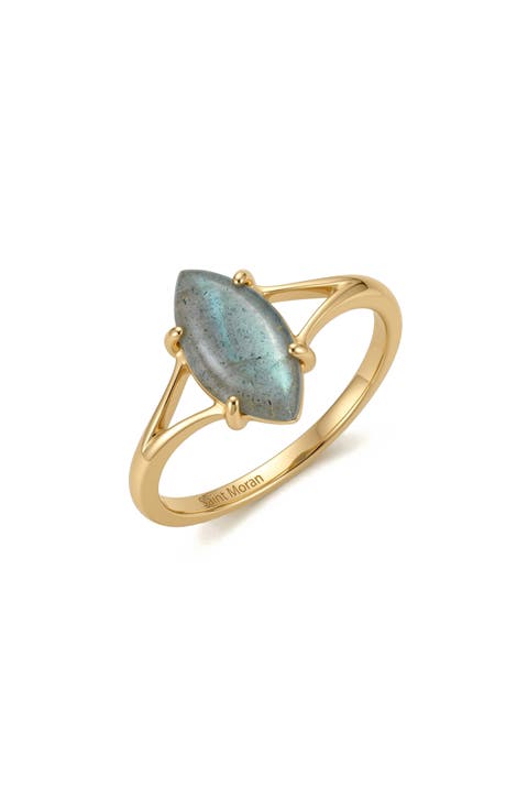 Marquise 14k Gold Plated Ring