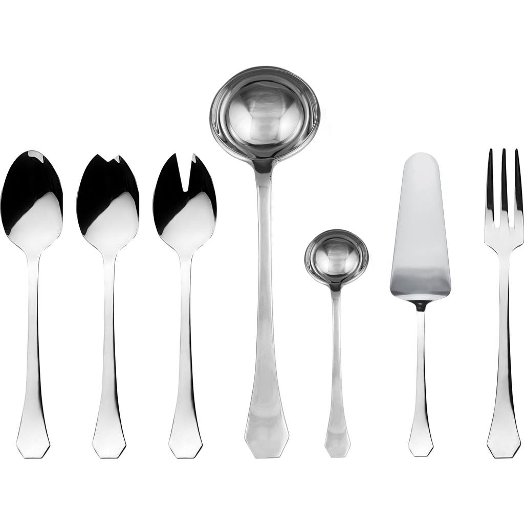 Mepra Moretto Serving Set In Silver
