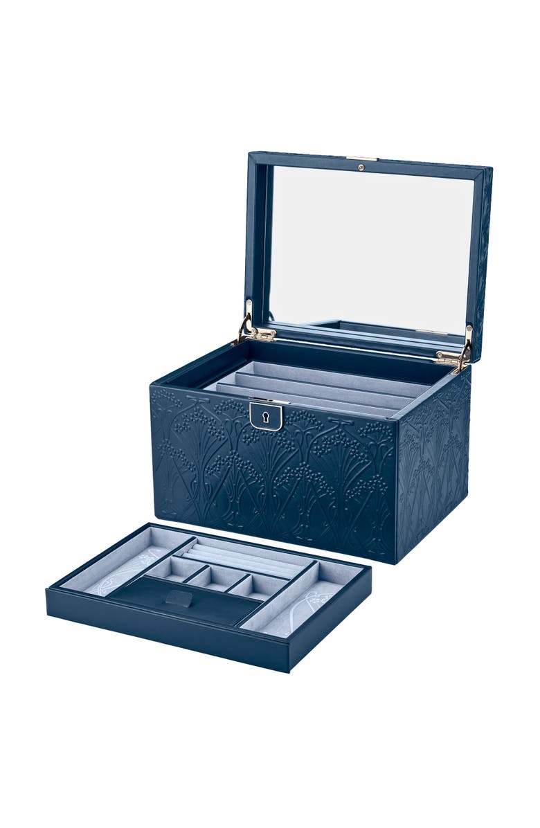 WOLF X LIBERTY Large Jewelry Box, Alternate, color, Navy