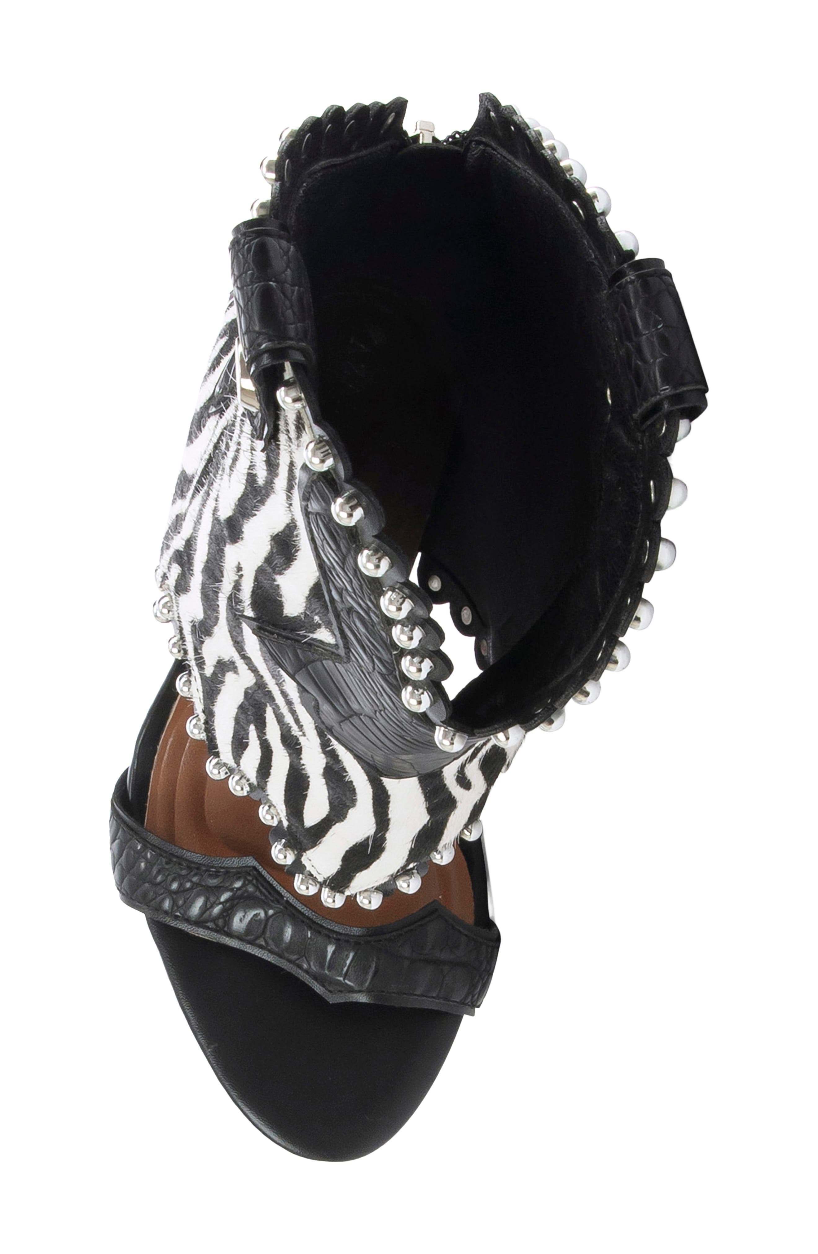 AZALEA WANG Tahlie Genuine Calf Hair Sandal, Alternate, color, 