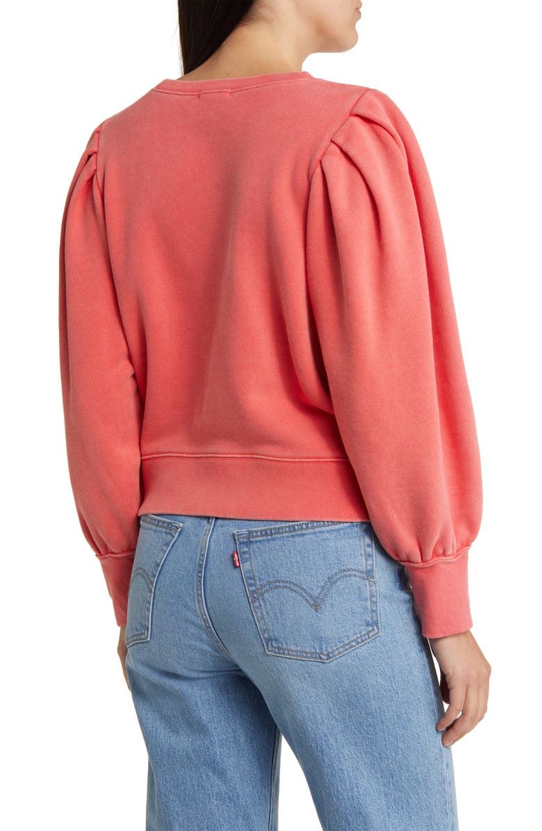 Rails Tiffany Balloon Sleeve Cotton Sweatshirt, Alternate, color, 