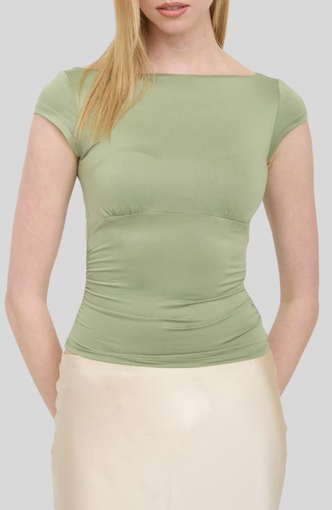 <p>Boat Neck Top</p>