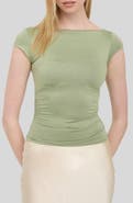 Blu Pepper Boat Neck Top