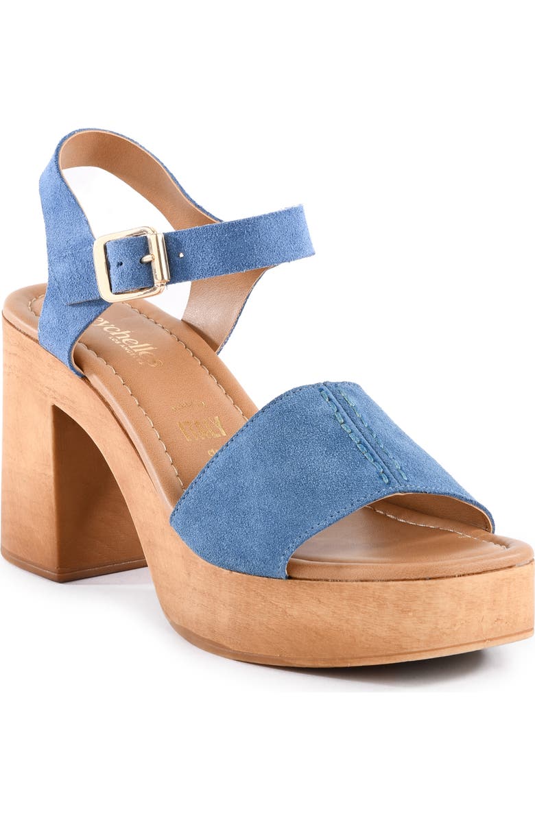 Seychelles City Scape Platform Sandal, Main, color, Blue
