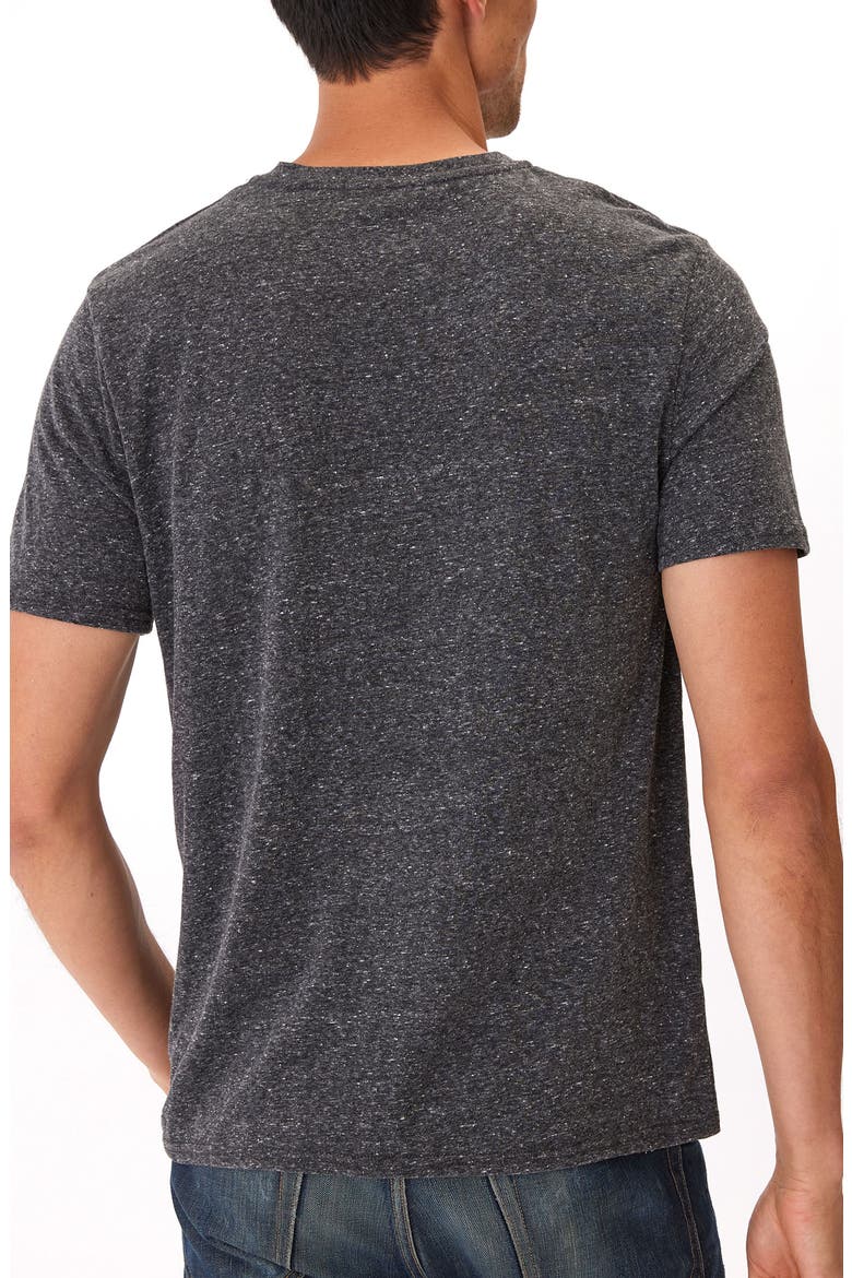 V-Neck T-Shirt, Alternate, color, HEATHER BLACK