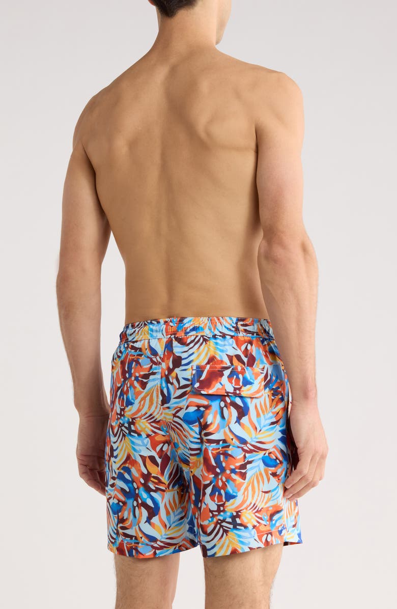Tommy Bahama Naples Royal Palms Swim Trunks, Alternate, color, Aqua Mist