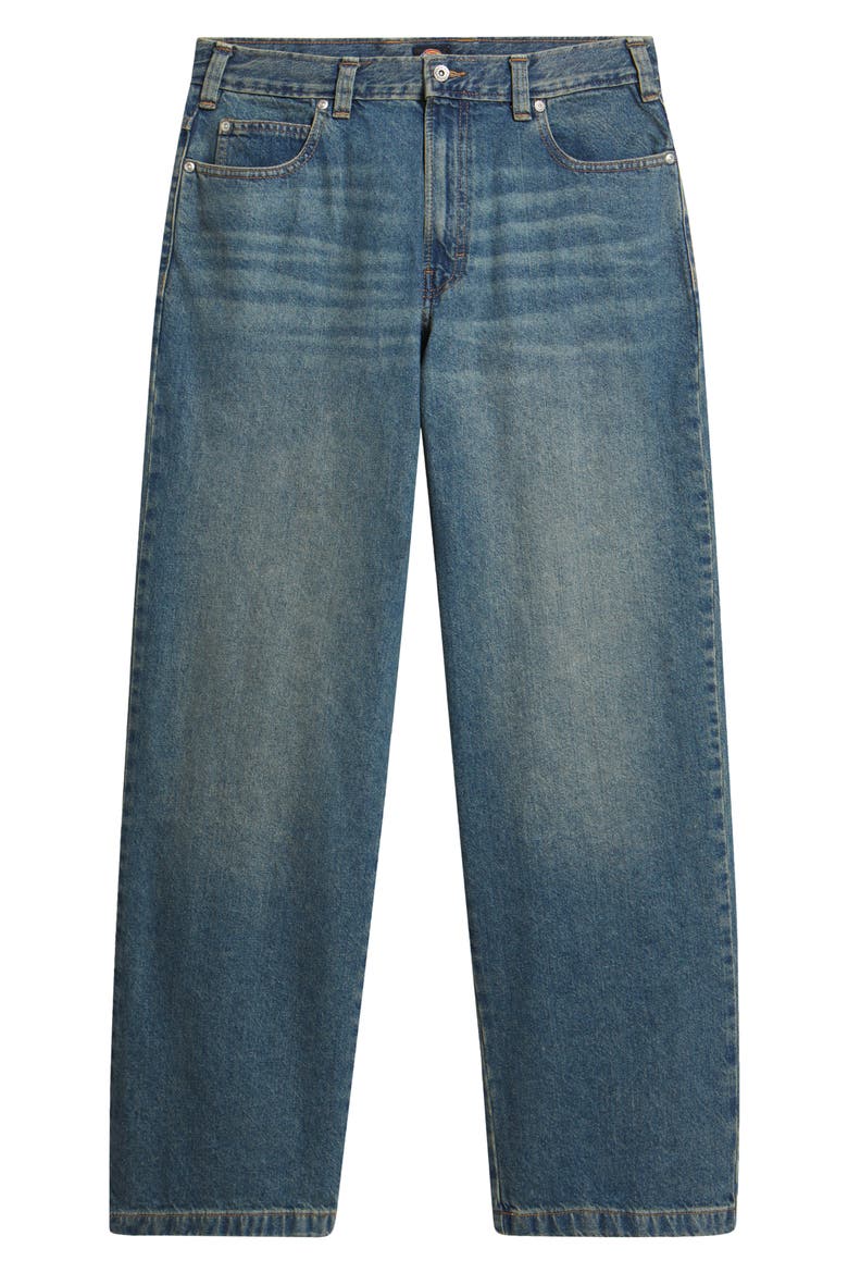 Hilham Straight Leg Jeans, Alternate, color, KHAKI TINTED BLUE