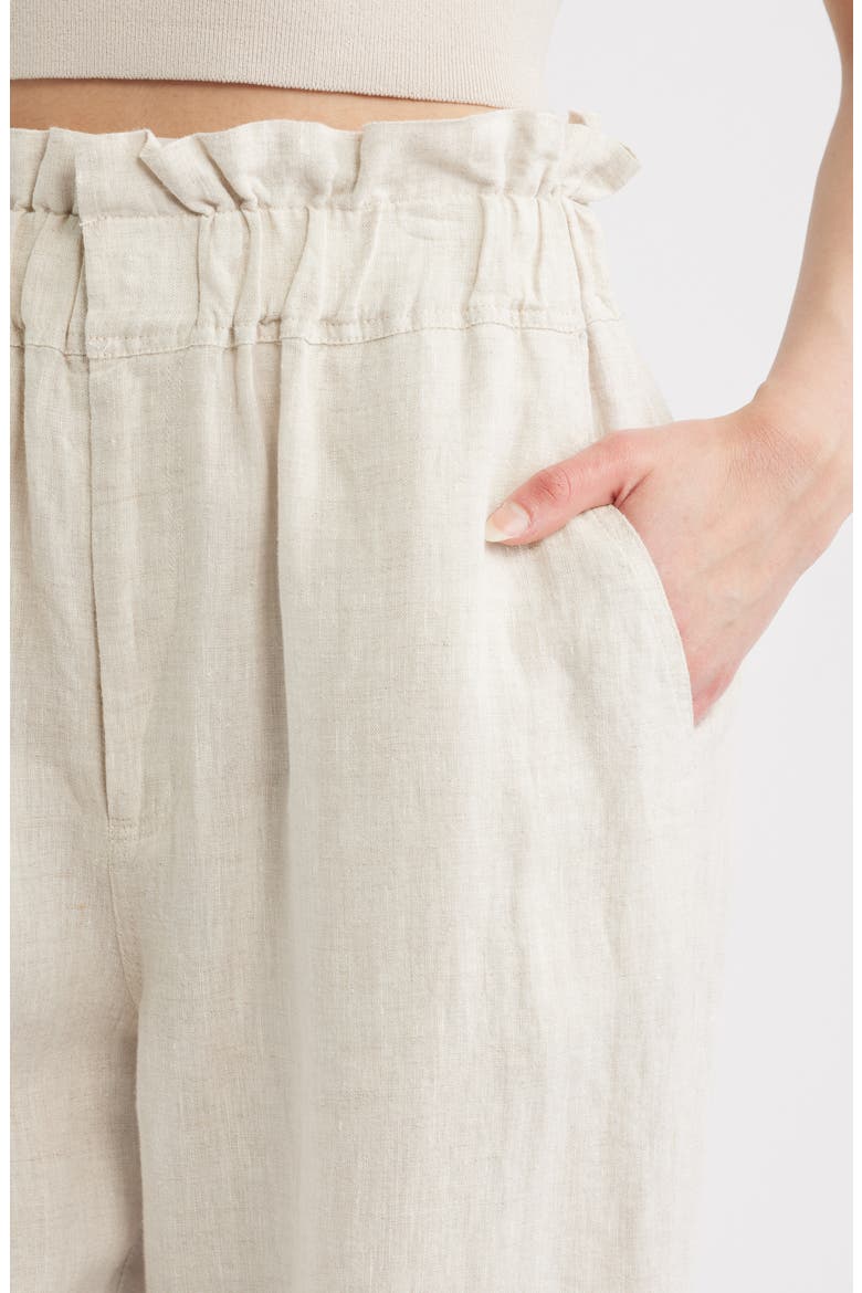 Christal Linen Straight Leg Pants, Alternate, color, LINEN