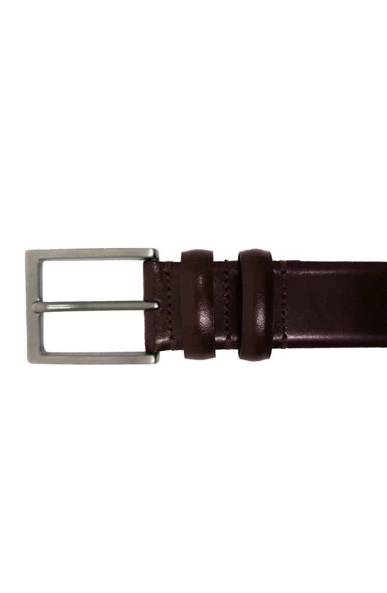 BOCONI Double Loop Leather Belt, Alternate, color,
