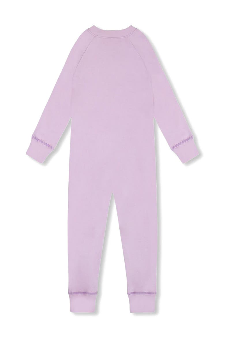 Baby Girl's One Piece Thermal Underwear Lilac, Alternate, color, Lupine