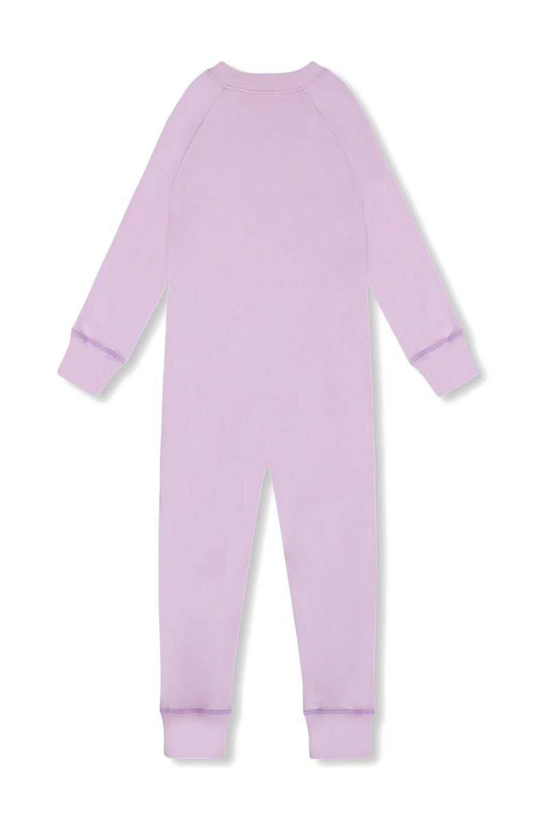 Deux par Deux Baby Girl's One Piece Thermal Underwear Lilac, Alternate, color, 