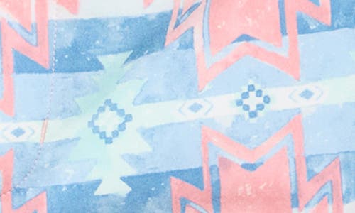 Faherty Shorelite Printed Drawstring 7 Swim Trunks In Water Color Star Nation