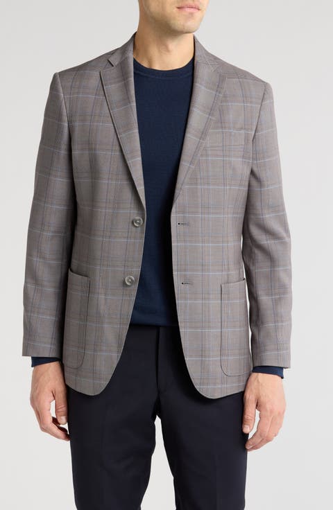 Plaid Stretch Sport Coat