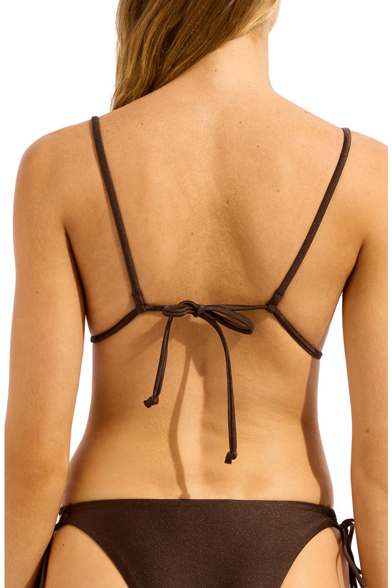 Palermo Slider Triangle Bikini Top, Alternate, color, SEPIA