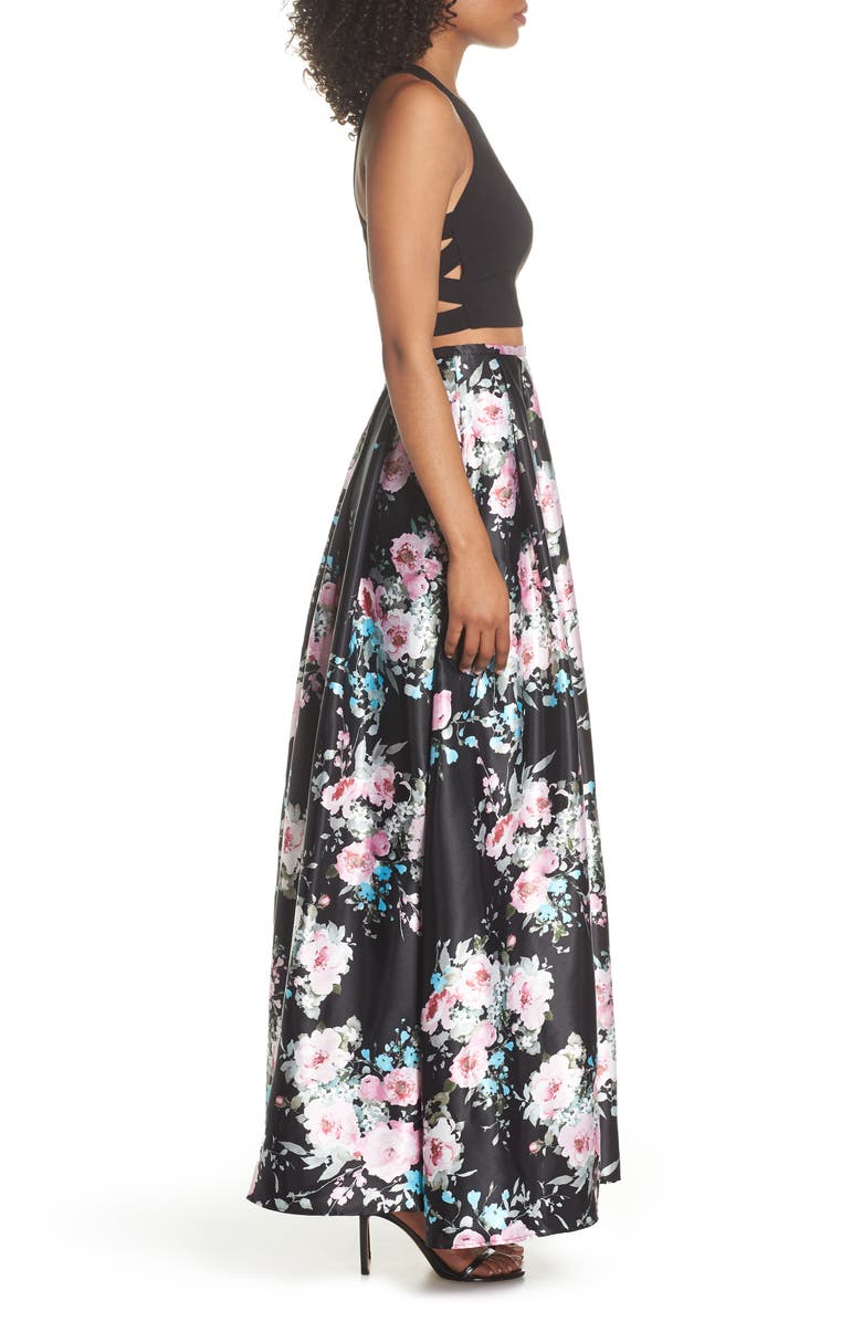 Blondie Nites Two-Piece Ballgown, Alternate, color, 