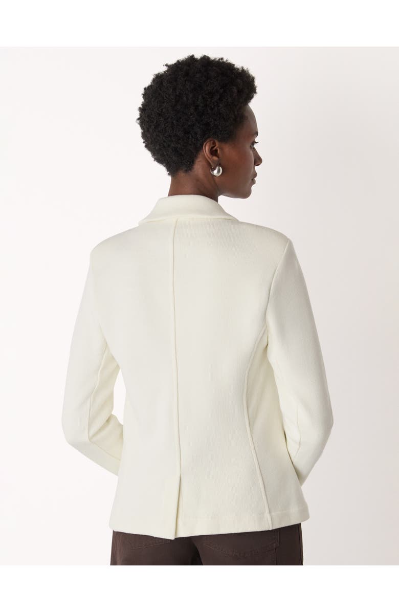 Whistles Slim Jersey Blazer, Alternate, color, Ivory