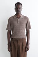 COS Cashmere-Linen Polo Shirt