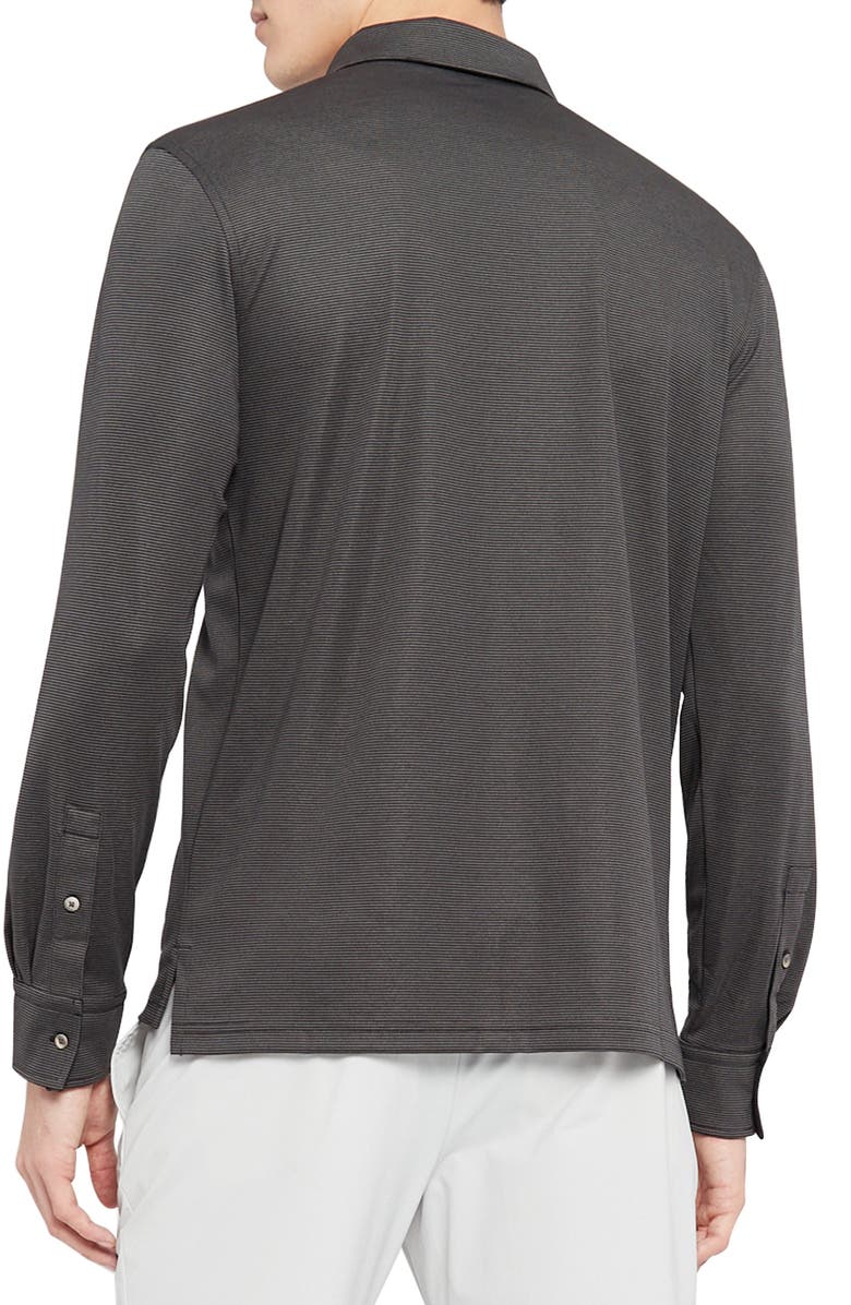 Theory Masser Long Sleeve Knit Polo, Alternate, color,
