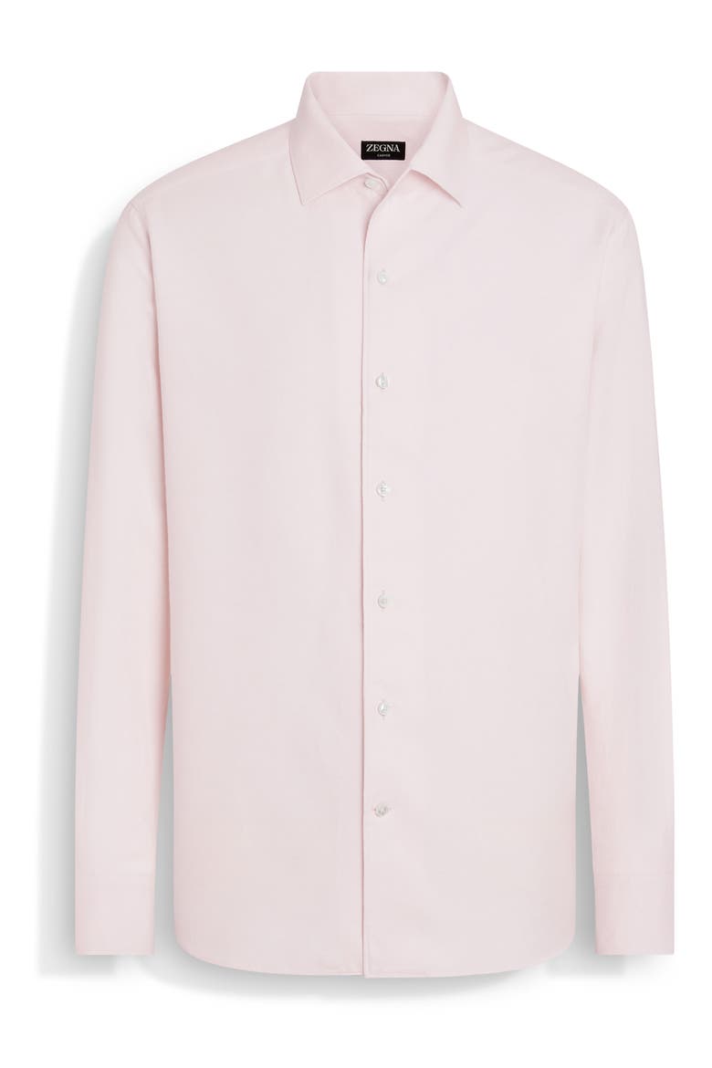Cashco Cotton & Cashmere Oxford Button-Up Shirt, Alternate, color, LIGHT PINK