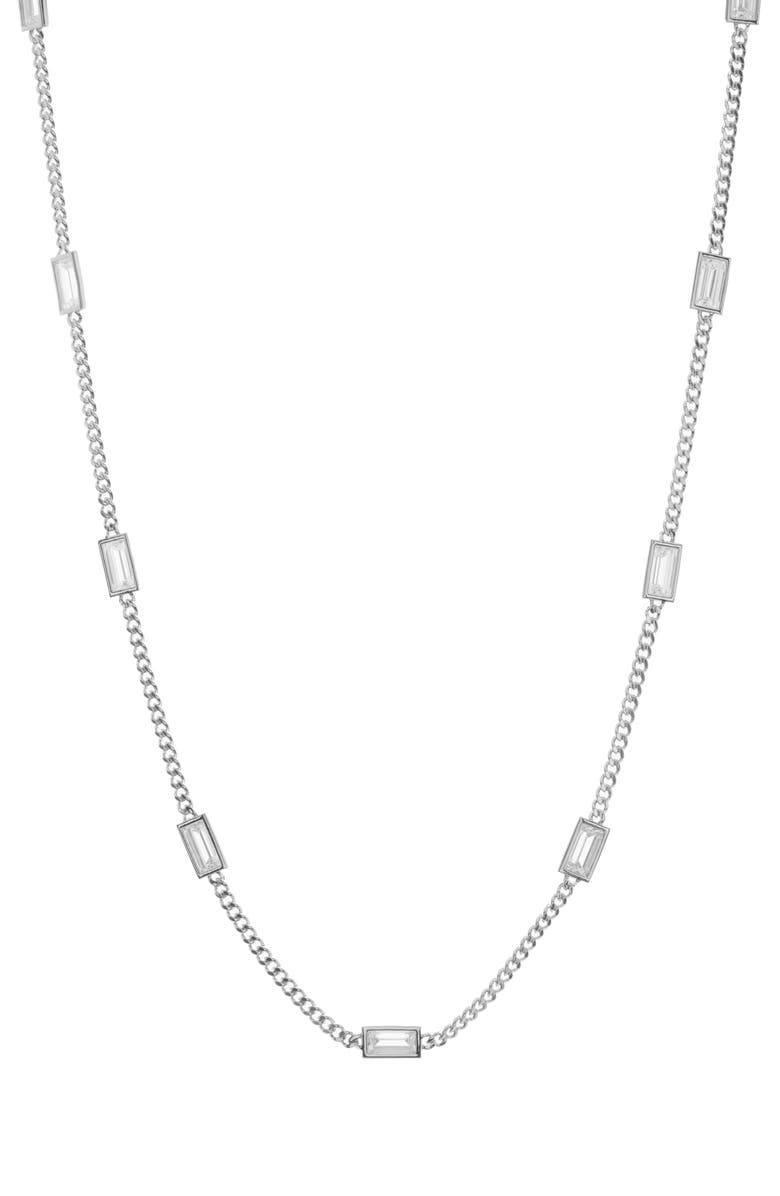Nadri Elevate Cubic Zirconia Necklace, Main, color,