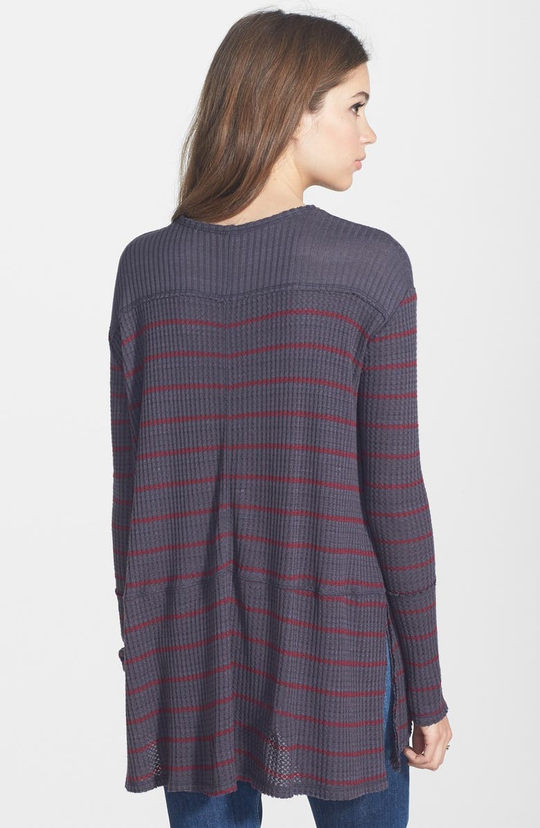 Free People 'Sunset Park' Stripe Textured Top, Alternate, color,